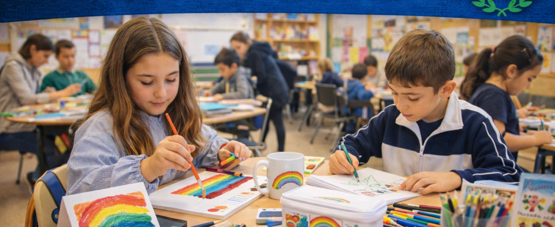 El Colegio Juan Ramón Jiménez participa en el proyecto creativo EscolArtes